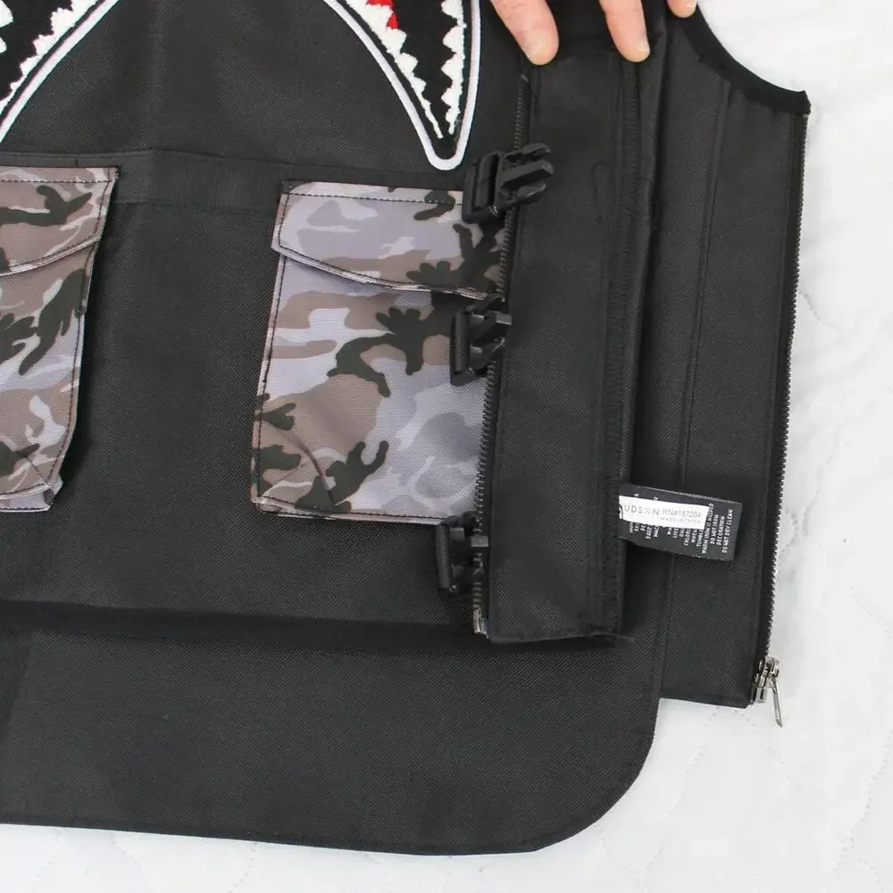 Hudson Outerwear Tactical Vest Limited Edition Shark Mens Small Cargo Pockets